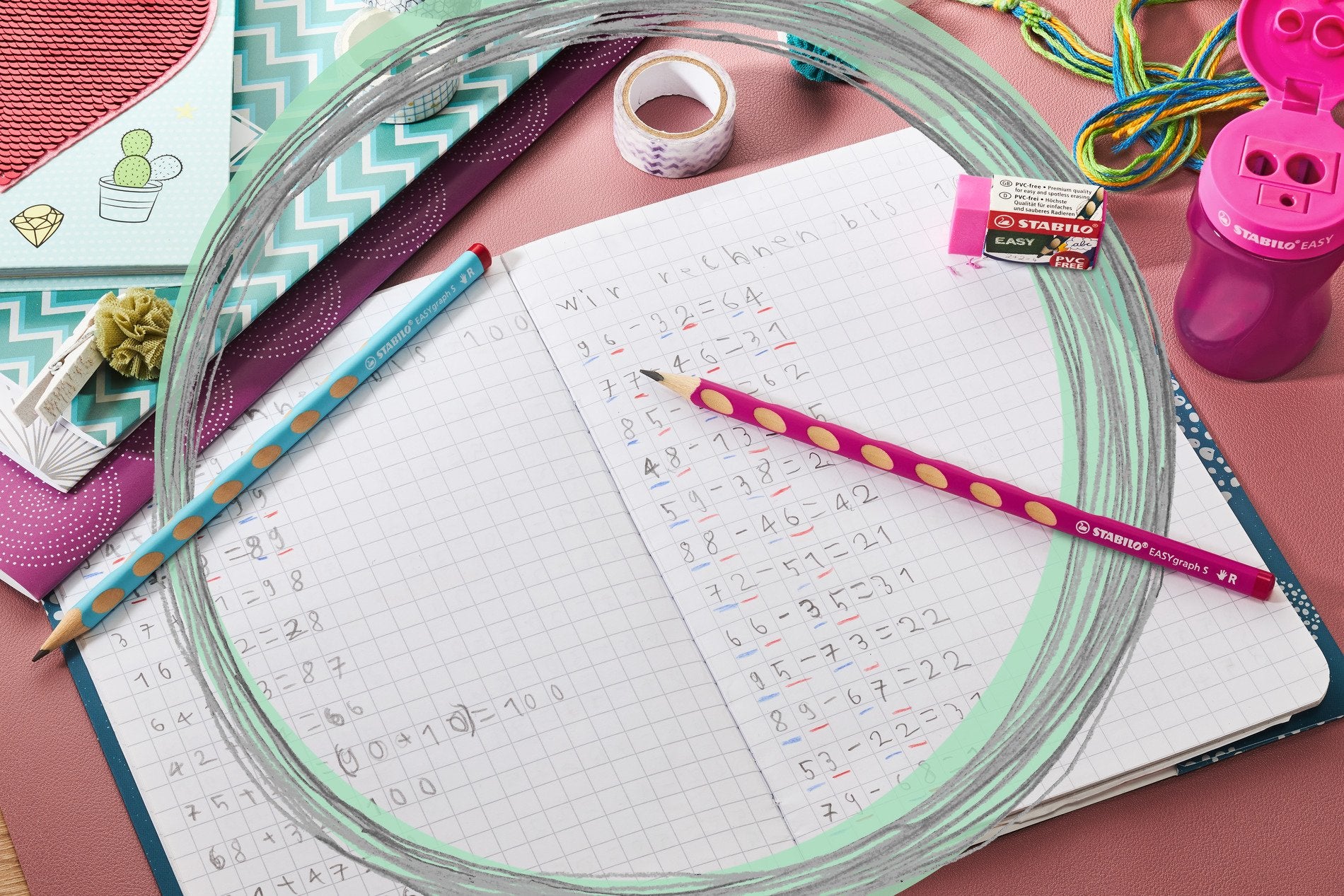 STABILO EASYgraph S Bleistift HB, dreikantig, mit Griffmulden