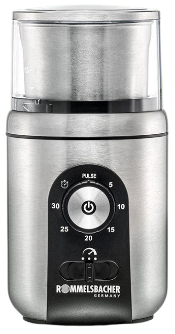 Rommelsbacher Kaffeemühle EGK250 – 70 g, Schlagmesser, 200 W – Schwarz/Edelstahl