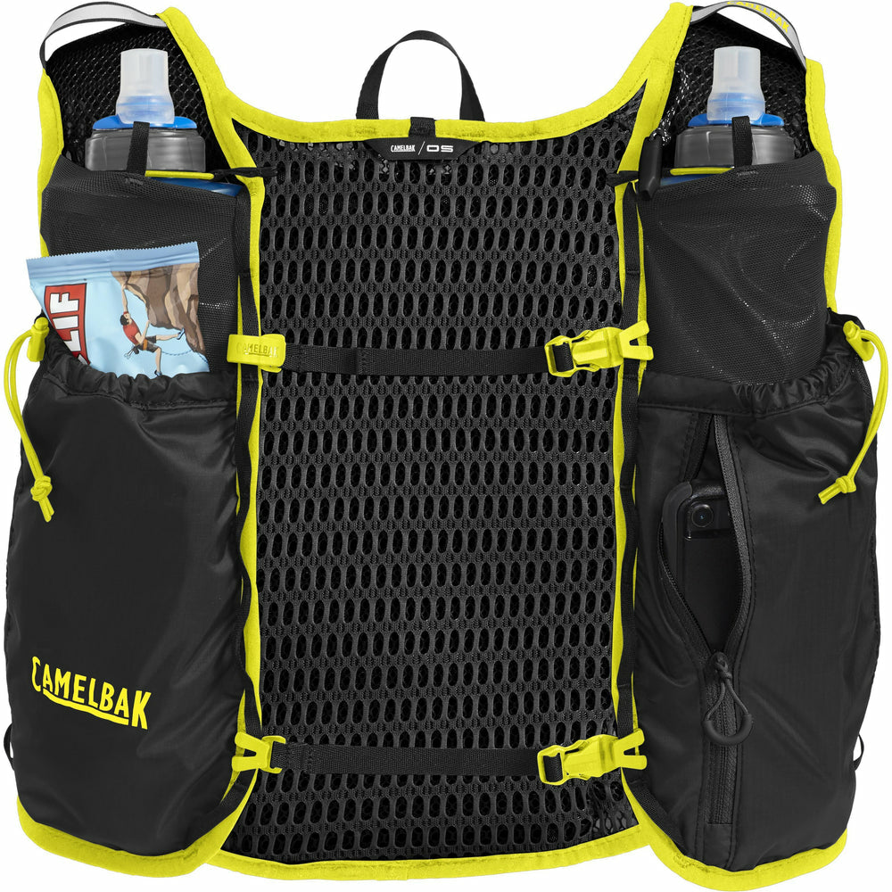 CamelBak Sportrucksack Trail Run Vest – 6 l, mit Trinksystem, Ripstop – Schwarz, 220 × 360 × 100 mm