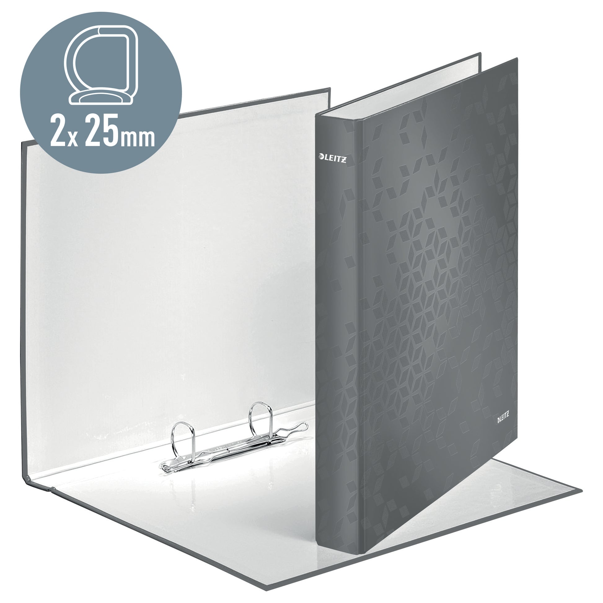 Leitz Ringmappe – A4+ – schwarz