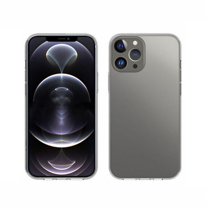 eSTUFF LONDON Backcover – für Apple iPhone 13 Pro Max, TPU, transparent, stossfest