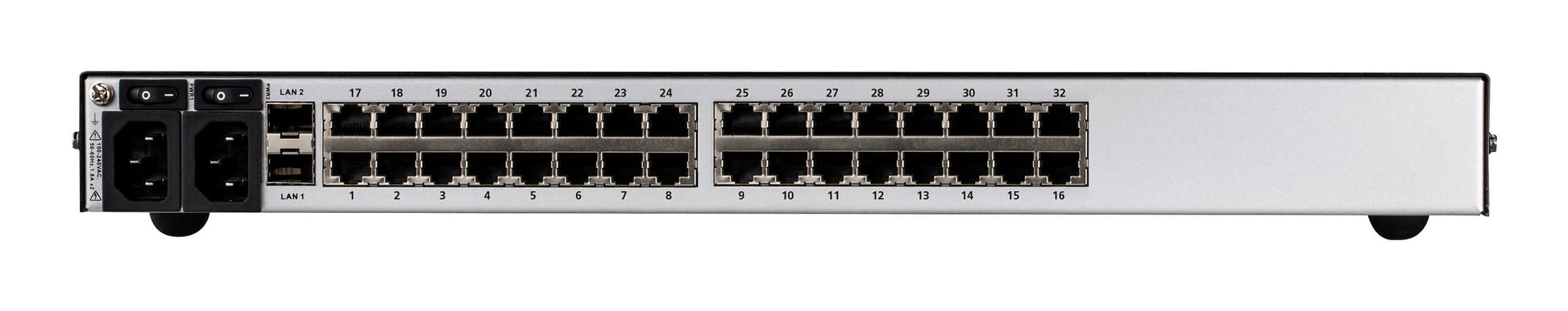ATEN SN1132CO Serieller Konsolenserver – 32 Ports, 4× USB 2.0, 2× SFP, Duale Stromversorgung, RJ-45 – Schwarz