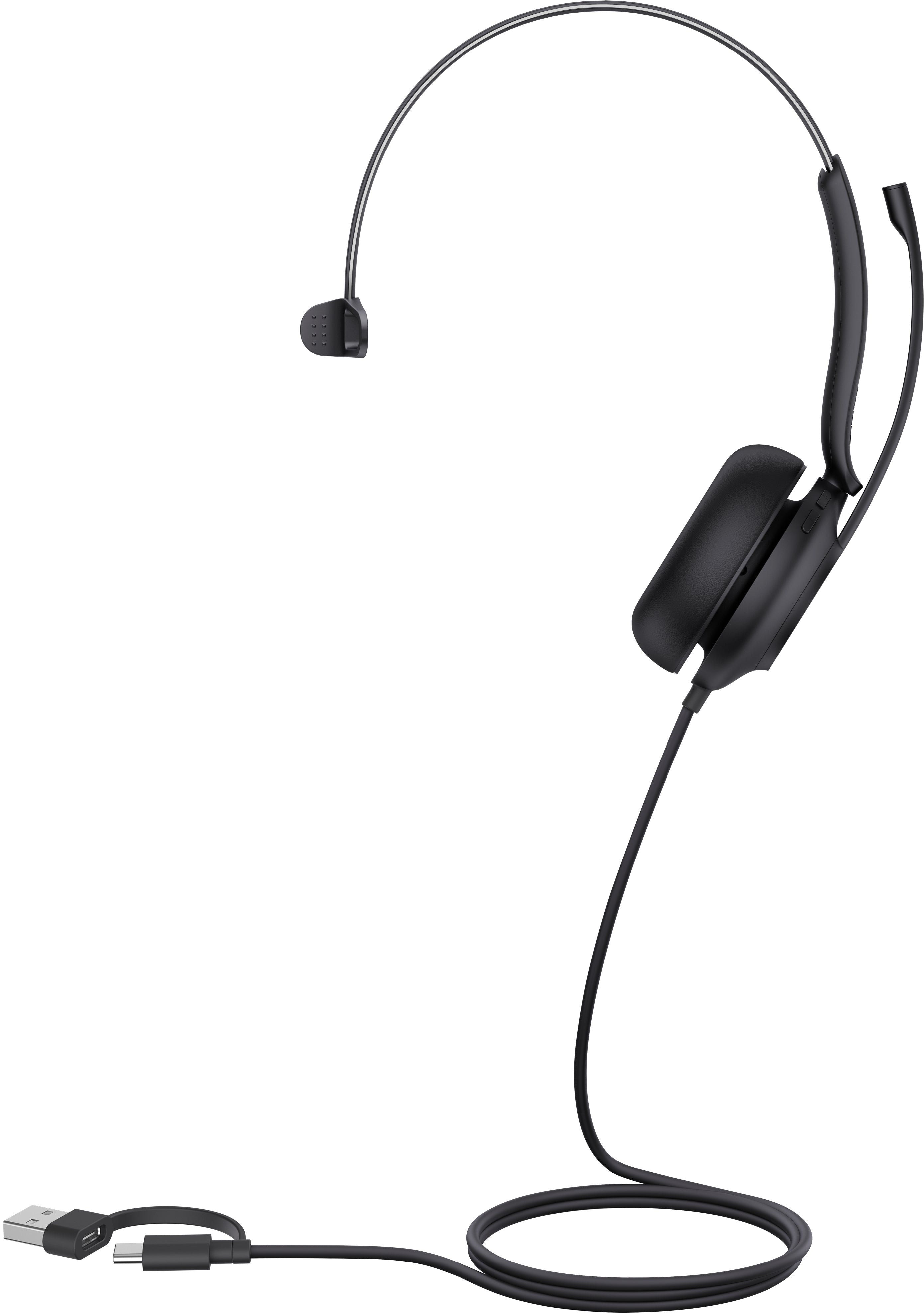 Yealink Headset – UH35 Mono, USB-C/A, Teams