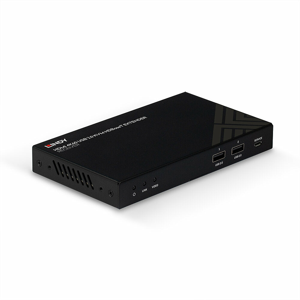 Lindy HDMI KVM-Extender über HDBaseT, bis 150 m, 4K (3840 × 2160), IR, RS-232