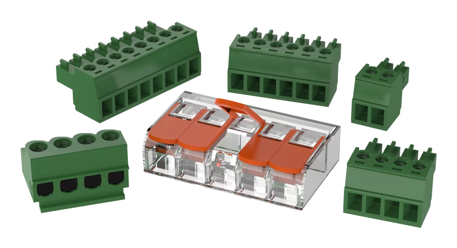 Axis TA1902 Mk II Connector-Kit – Grün, Orange, Transparent