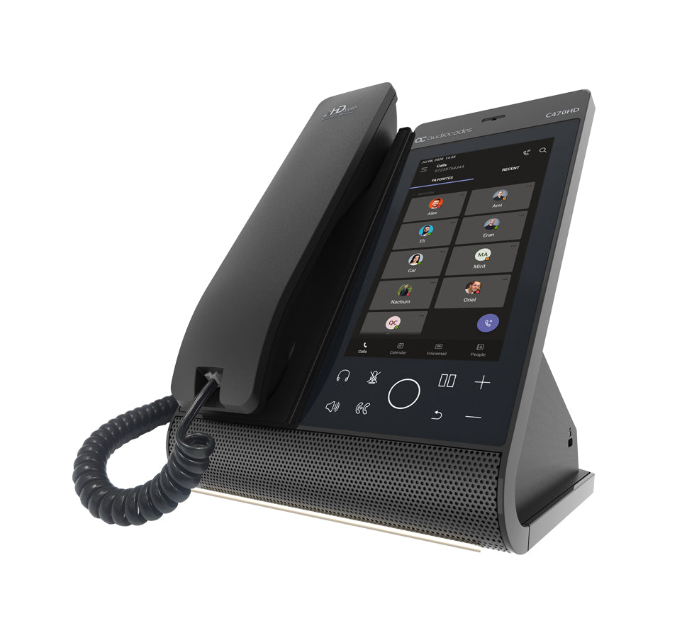 AudioCodes Total Touch – WLAN-Telefon (Handgerät), für Microsoft Teams