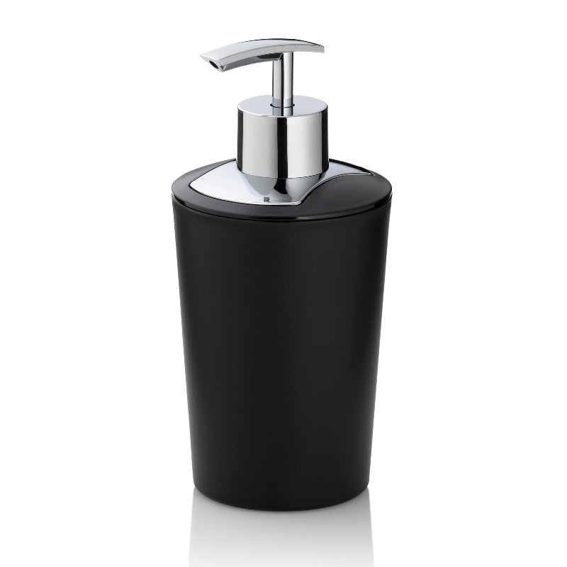 Kela Marta Seifenspender – ABS, Schwarz, 350 ml