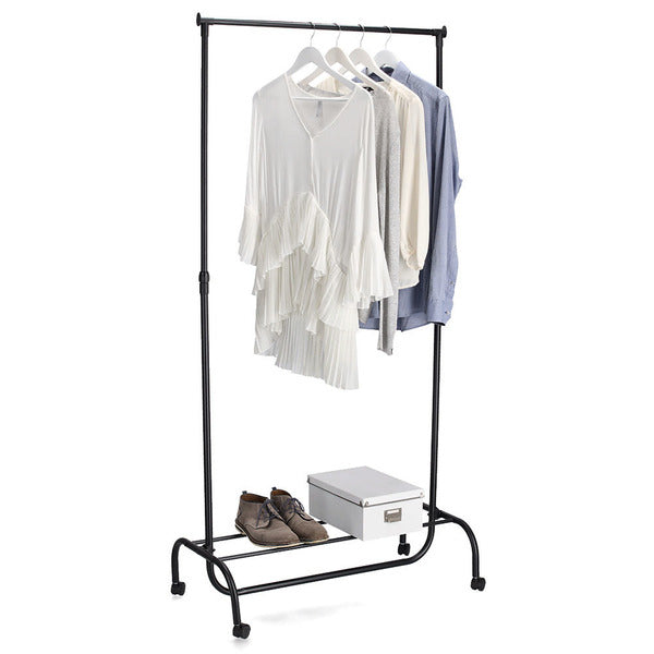 Zeller Present Garderobenständer – Metall/Kunststoff – Schwarz – 1'080 mm