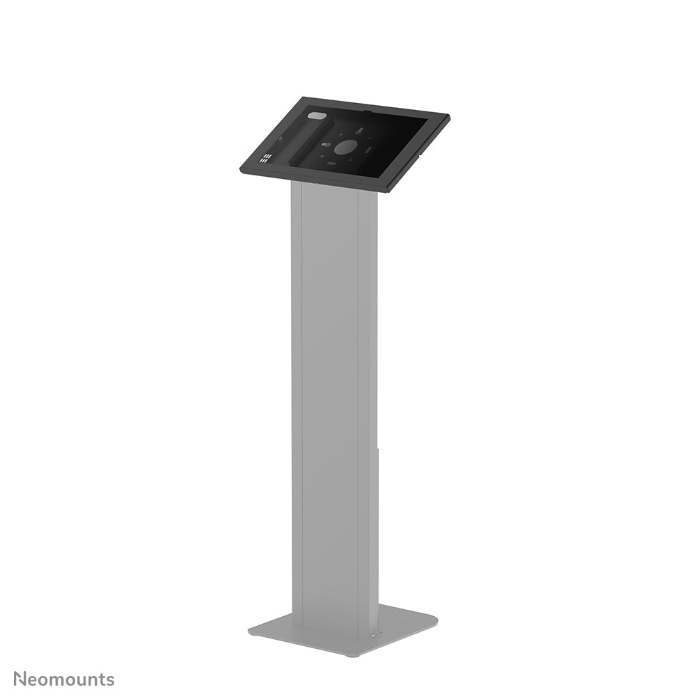 Neomounts Tablet-Wandhalterung – für bis zu 14,6", abschliessbar, VESA 75×75 – Schwarz