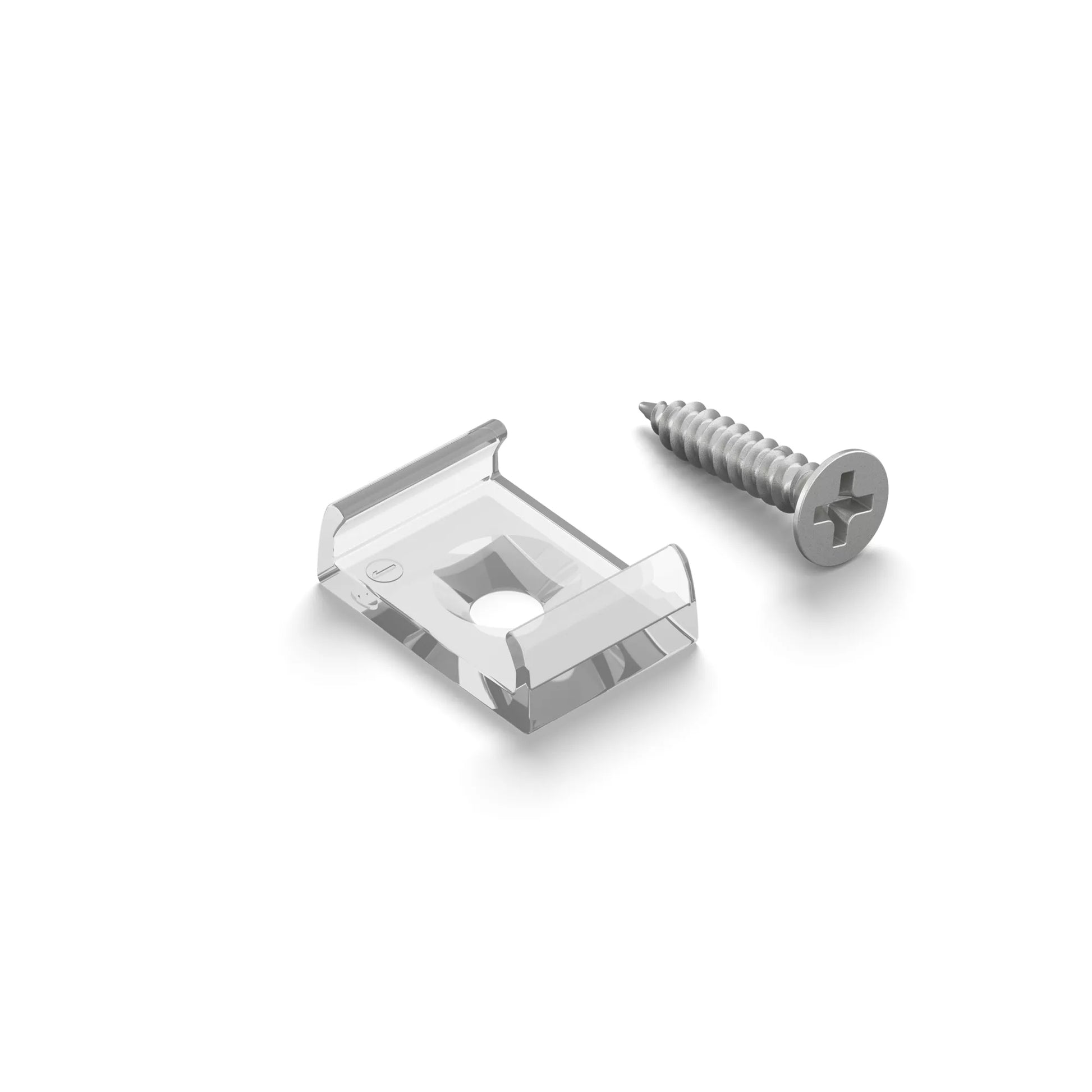 Philips by Signify Philips Hue Montageschelle – für Philips Hue – 10 Stk. – Transparent, Polycarbonat – 17,6 × 12 × 6 mm