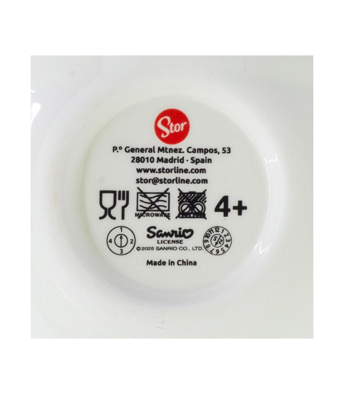 Stor Hello Kitty Tasse – 502 ml, H 8,5 cm, Keramik (Dolomit), Weiss, für Kinder