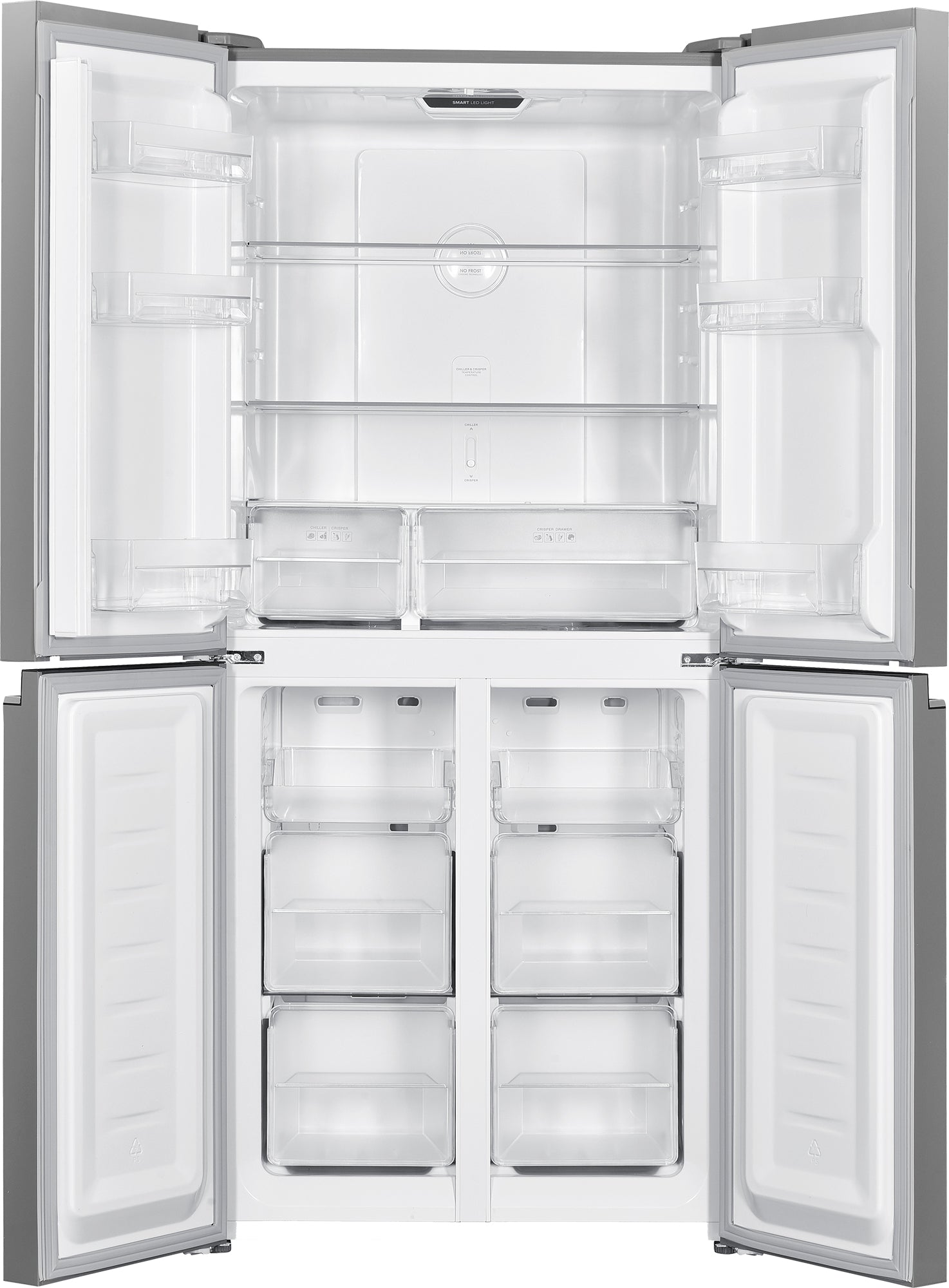 Beko Side-by-Side FDR5100 – 421 l, Energieeffizienzklasse E, 39 dB, Grau, 79×70×180 cm