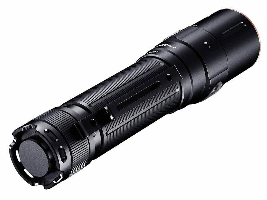Fenix Taschenlampe E28R V2.0 – 1700 lm, 273 m, IP68, USB, 3400 mAh Akku, 7 Modi – Schwarz