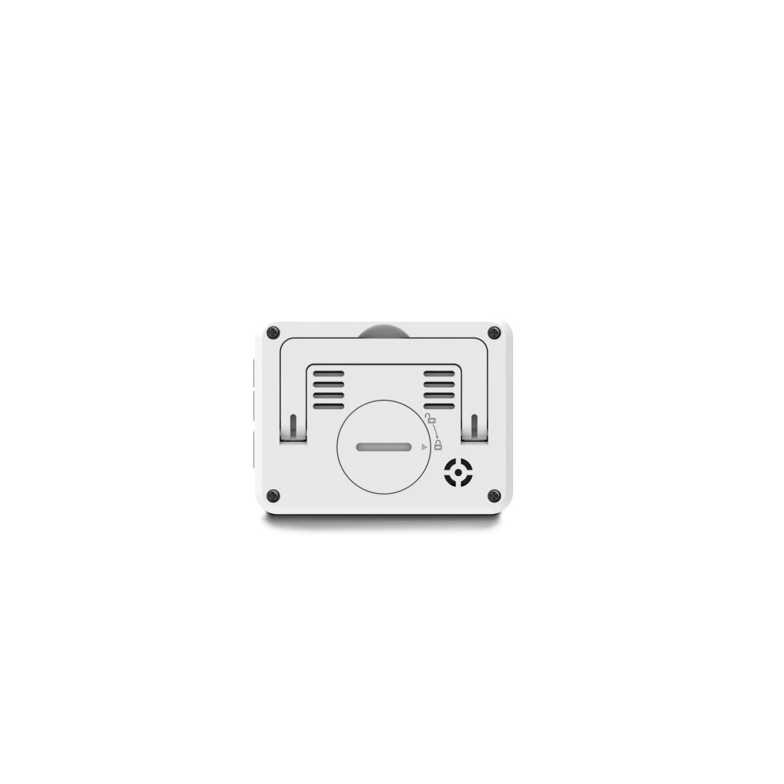 Hama Digitalwecker – Schlummerfunktion, Thermometer, 7 × 5,5 × 1,3 cm, Weiss