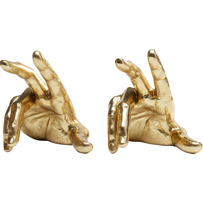 KARE Design Fingers Ablageschale – gold – 140 × 210 × 160 mm