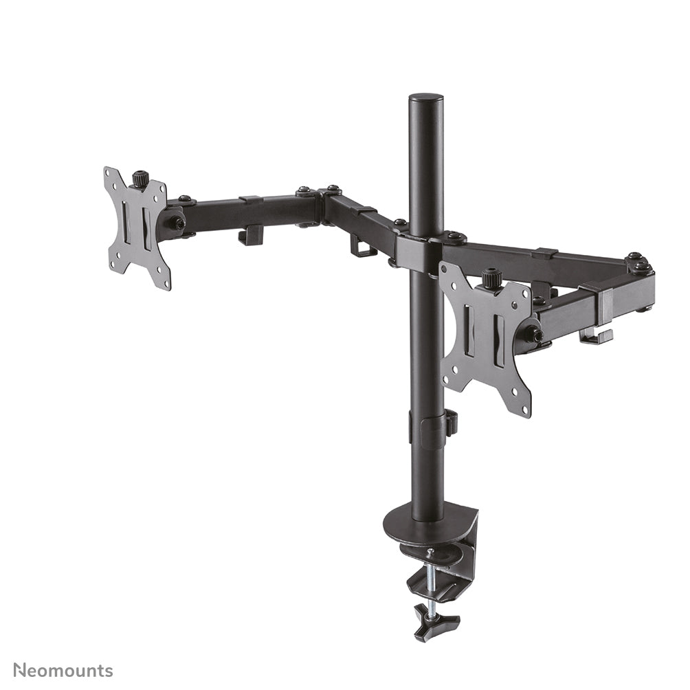 Neomounts FPMA-D550DBLACK – Monitorarm Tischhalterung – 2 Monitore – 10–32" – VESA 75×75/100×100 mm
