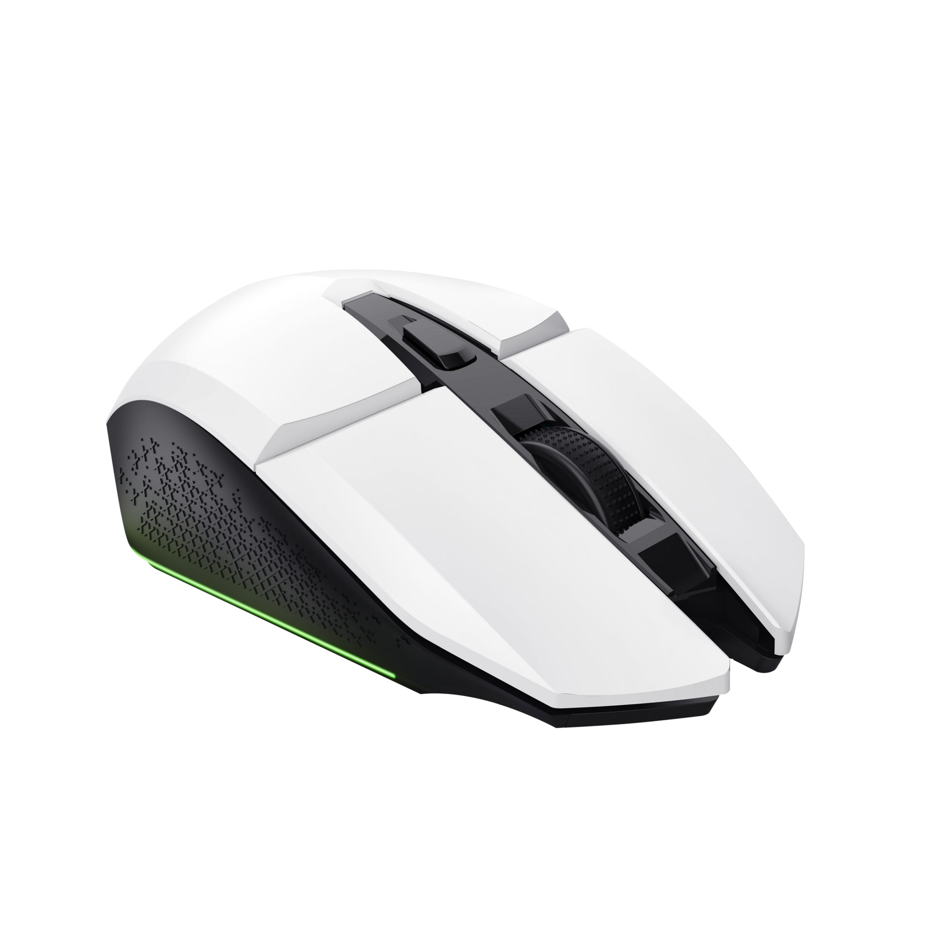 Trust GXT 110 Felox – Gaming-Maus – Kabellos (2,4 GHz), 4800 DPI, RGB-Beleuchtung, rechts, Weiss