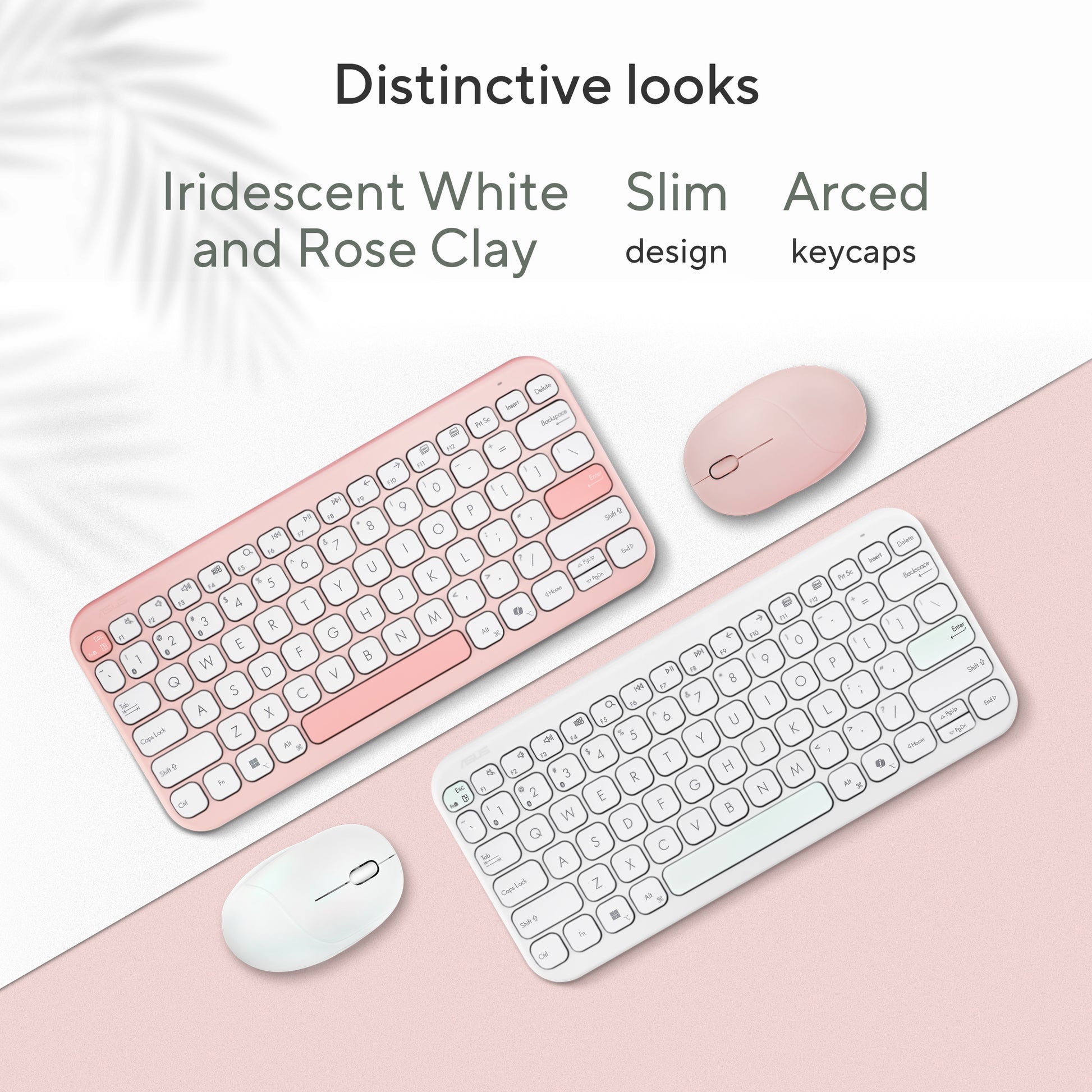 ASUS KW100 – Tastatur 75% – Bluetooth 5.0 – Ohne Ziffernblock – Beige
