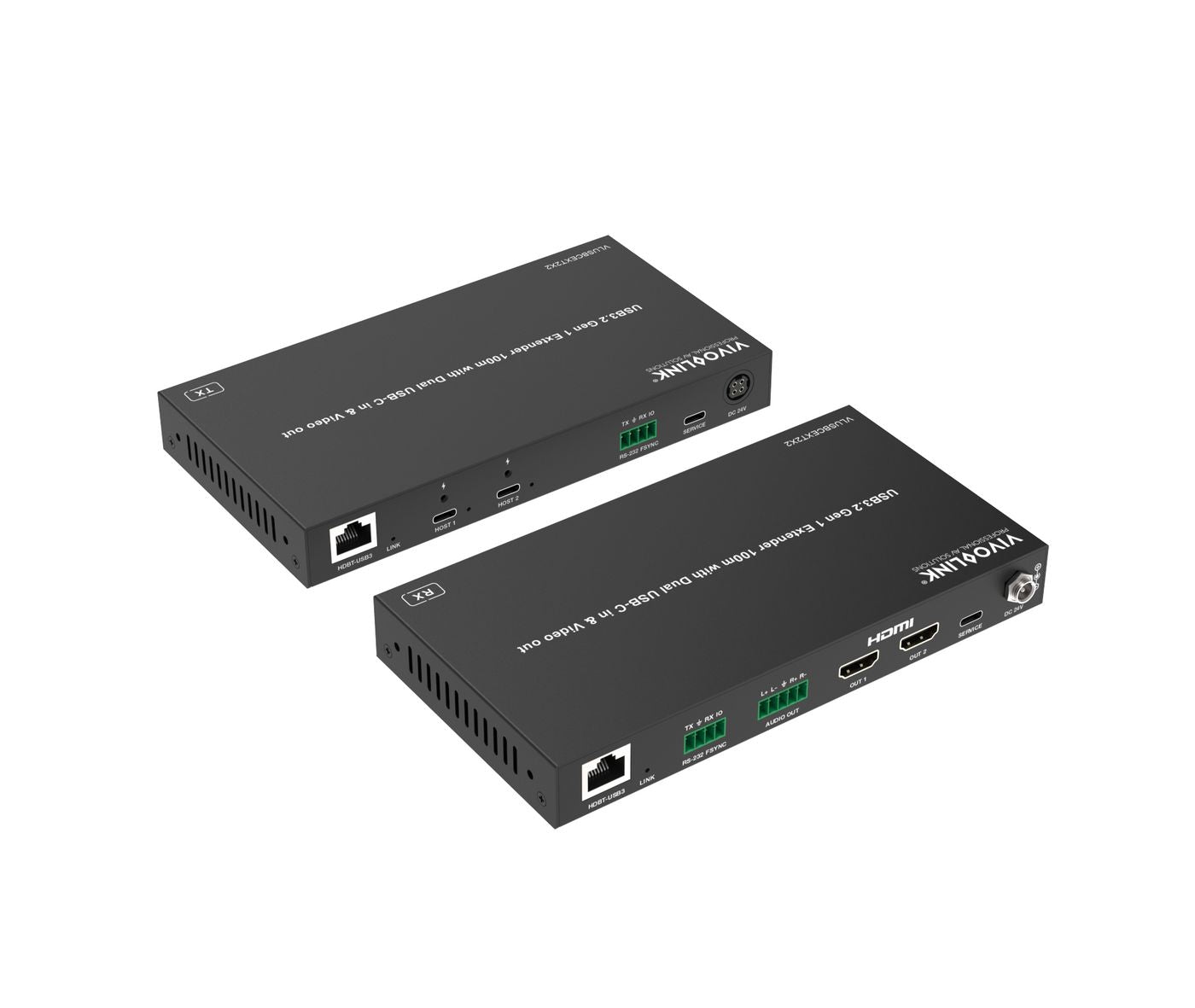 Vivolink USB 3.2 Gen 1 Extender, bis zu 100 m, USB-C/Video