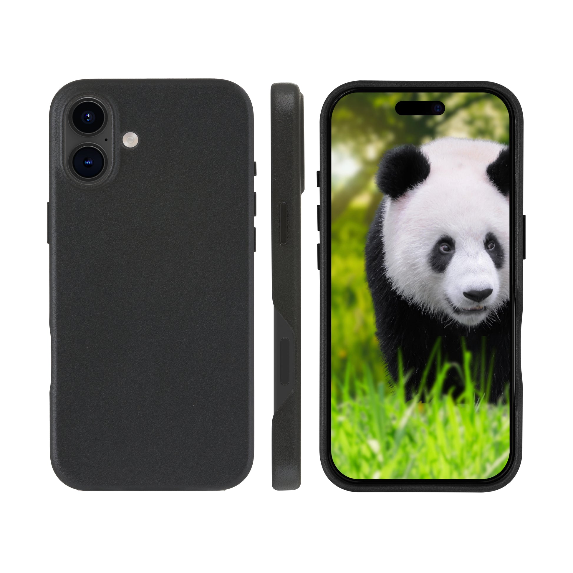 dbramante1928 Roskilde Backcover – für Apple iPhone 16 Plus, MagSafe, Recycling-Kunststoff, Schwarz