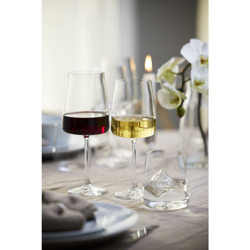 Lyngby Glas Lyngby Trinkglas Zero – 6er Set, 420 ml, Ø 8,4 cm, Kristallglas, Transparent, spülmaschinenfest