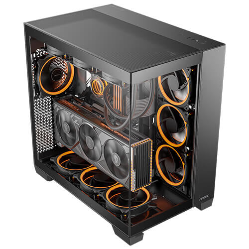 Antec Constellation C8 Tower – schwarz, Seitenfenster (gehärtetes Glas), 476×303×464 mm