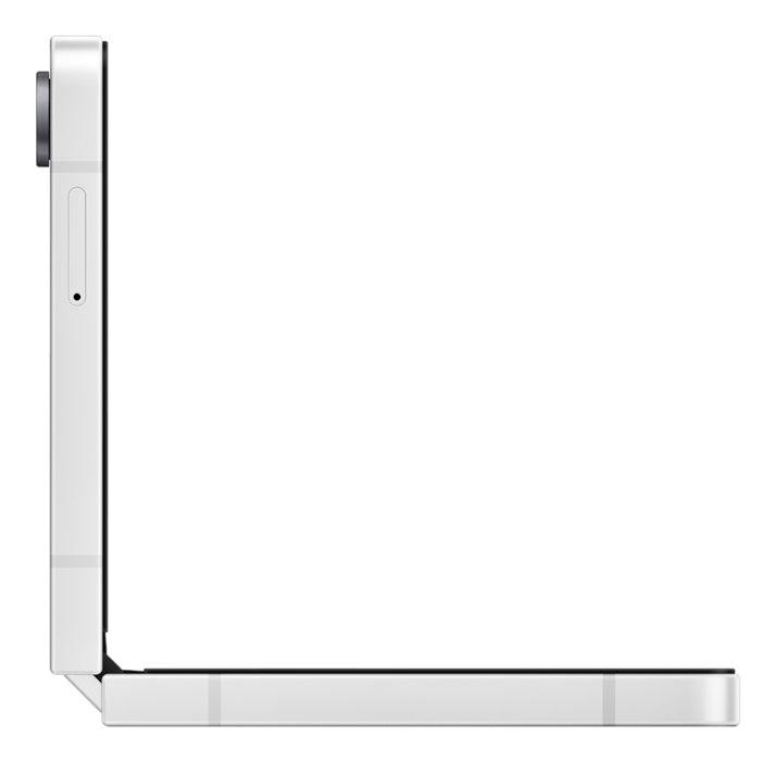 Samsung Galaxy Z Flip7 FE – weiss, 6,7", 2640 × 1080, Android, 256 GB, 8 GB, eSIM, 5G, NFC, IP48