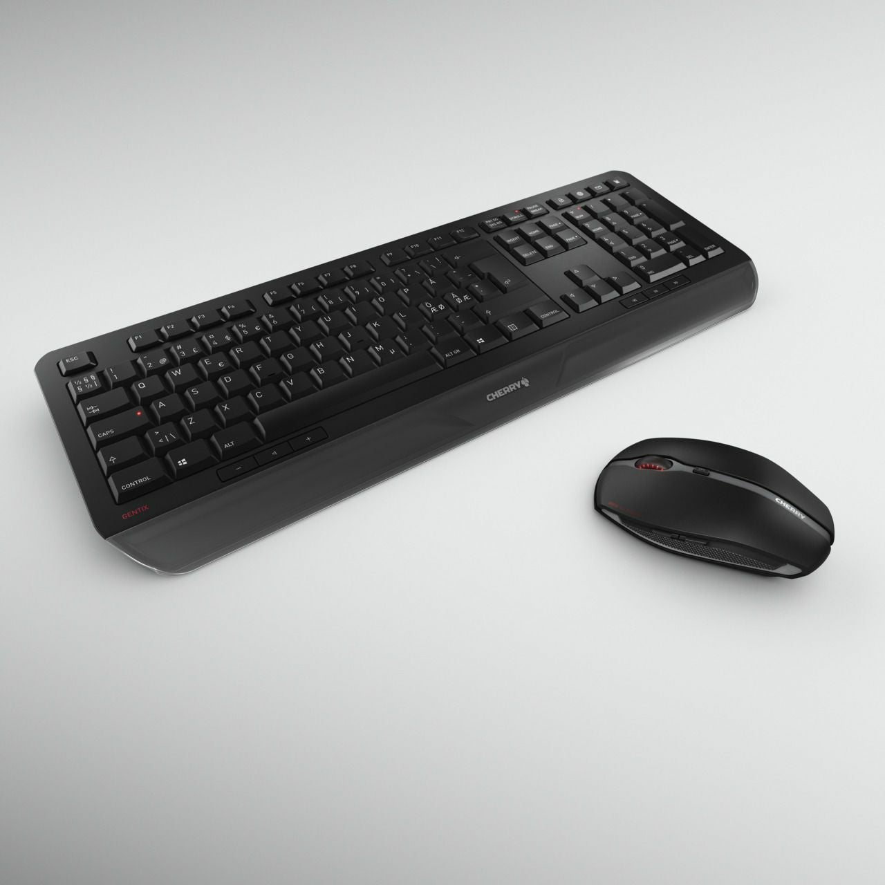 CHERRY Tastatur, kabellos (2,4 GHz), Nordisches Layout – für Windows 10, Windows 11, Windows 7
