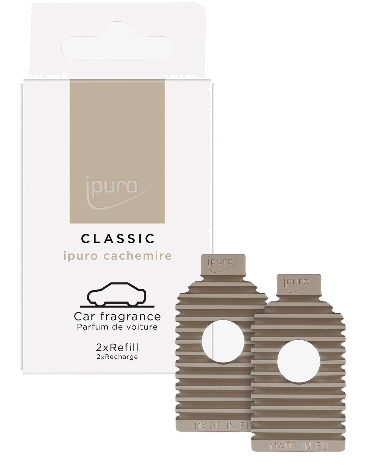 ipuro Duftkartusche Kaschmir – Nachfüllpack – 2 × 9 g