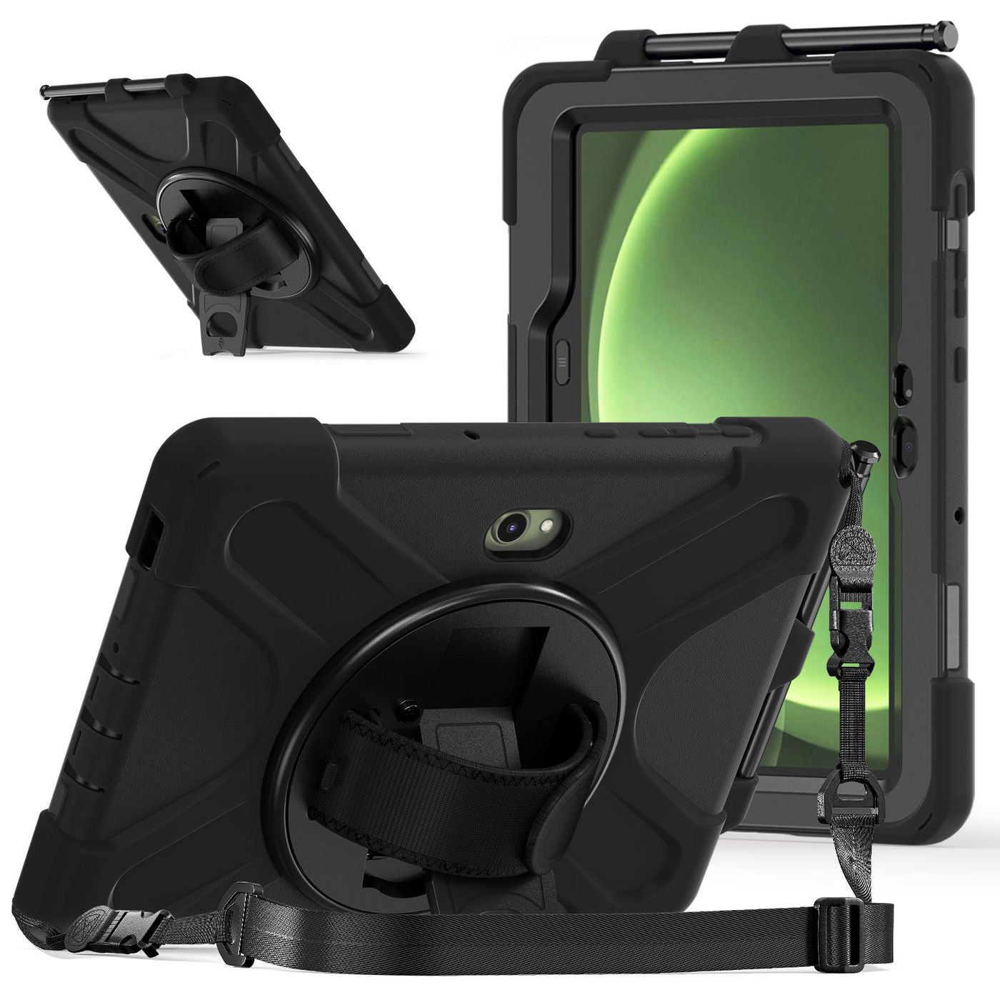 eSTUFF AUSTIN Defender Tablet-Hülle für Samsung Galaxy Tab Active5 – Schwarz