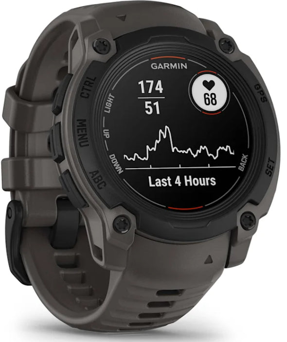 Garmin Instinct E – Smartwatch – 40 mm, Connected GPS, Bluetooth, Regen/Duschebeständig, Schwarz, Sportarmband