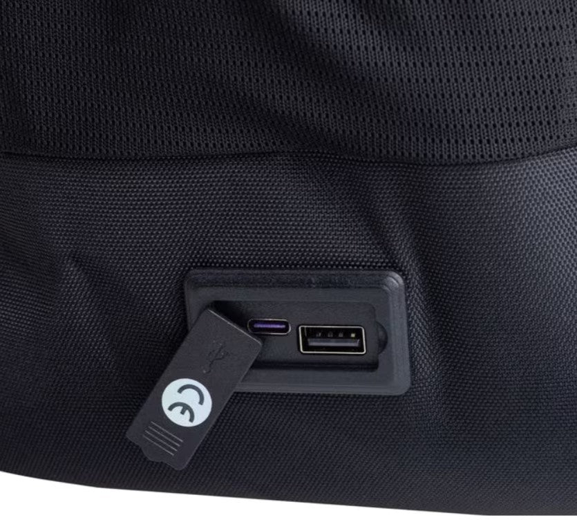 ONIT Backpack Charge – Notebook-Rucksack – für 15,6"-Notebook, 25 l, Kunststoff, Schwarz, USB-Anschluss