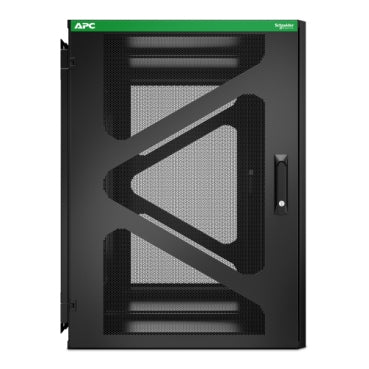 APC NetShelter WX AR118SM – 19" Wandverteiler 18U, abschliessbar, 600 × 1'037 × 889 mm, schwarz, Stahl