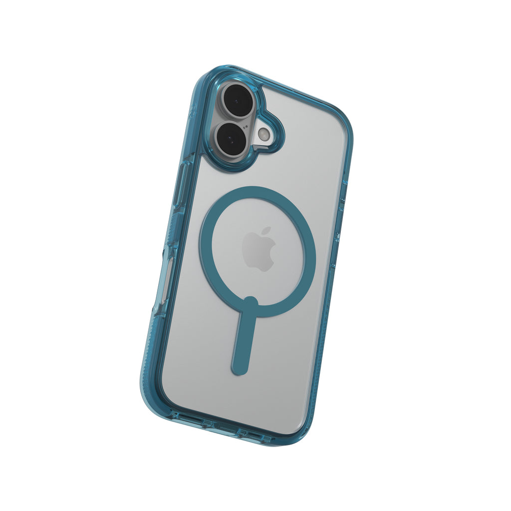 ZAGG Backcover Snap – für Apple iPhone 16 – Retro Blau Santa Cruz