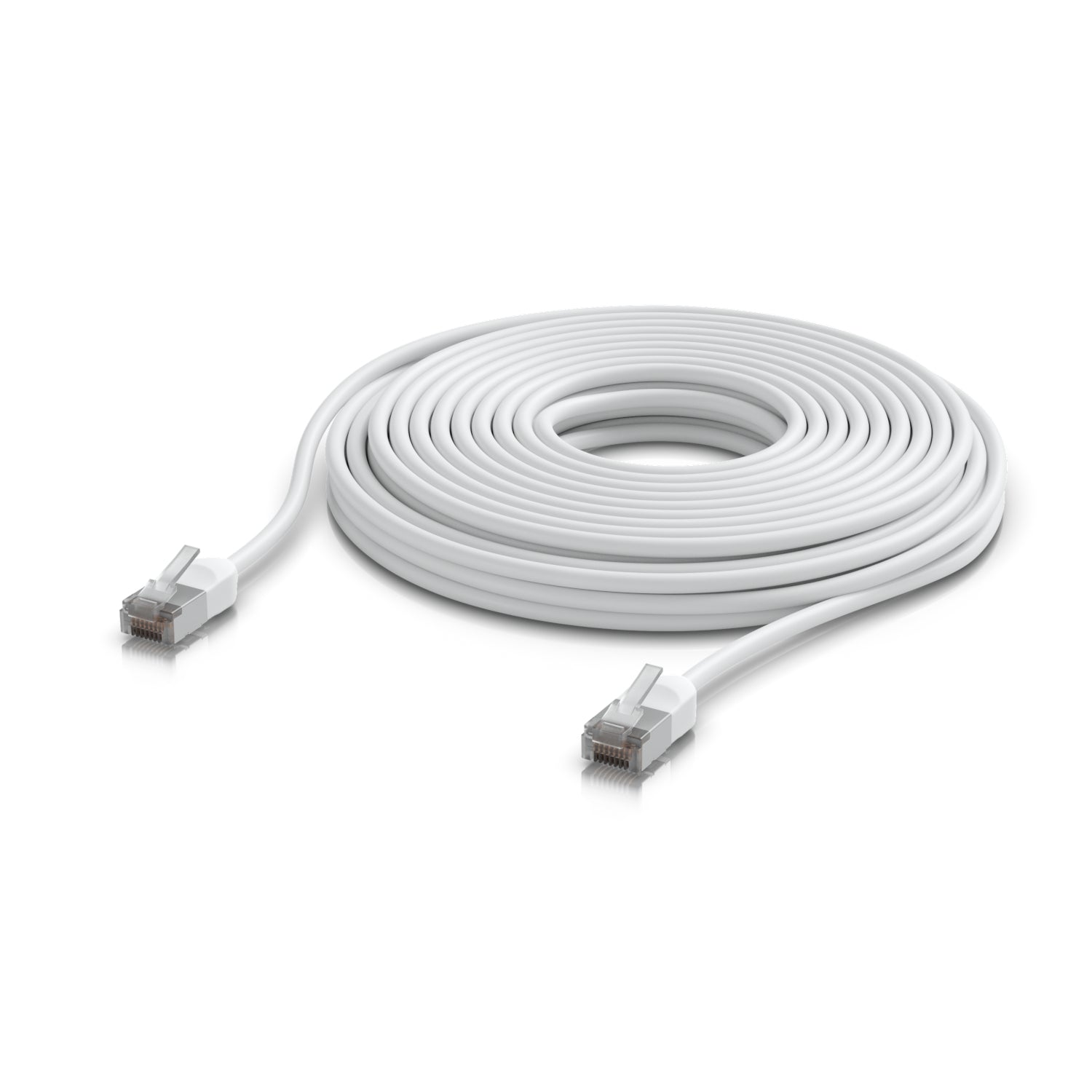 Ubiquiti Patchkabel – Cat6a, geschirmt, 12 m, Weiss, RJ-45