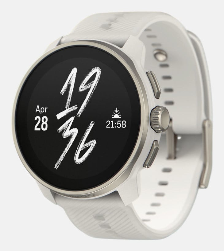 Suunto Race S 45 mm GPS – Fiberglas Grau, Sportband, Powder Grau, 50 m