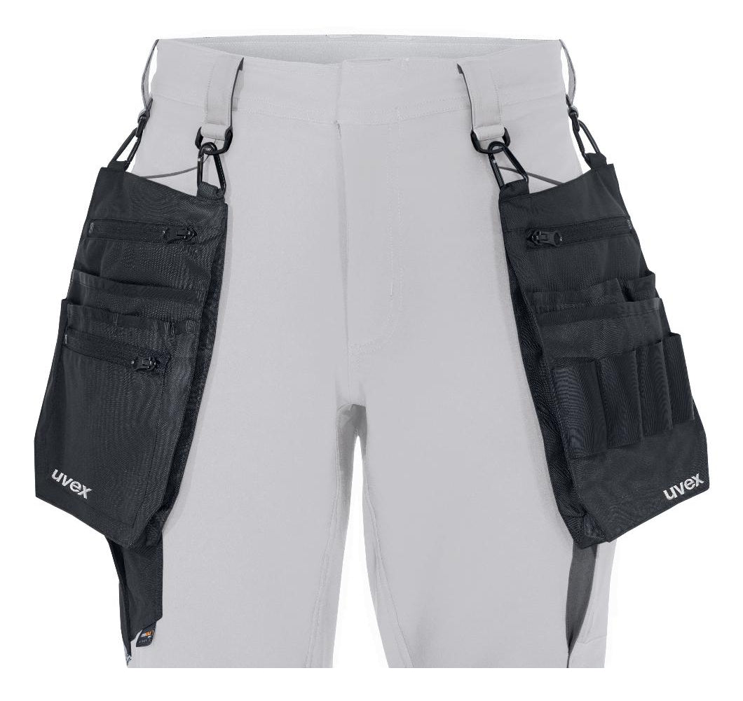uvex Herren-Cargohose suXXeed craft – weiss, Grösse 58
