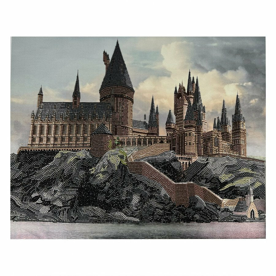 CRAFT Buddy Crystal Art Kit – Diamond-Painting-Set – Hogwarts Schloss – 40 × 50 cm – ab 8 Jahren