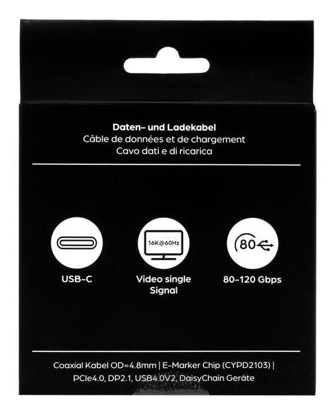 ONIT USB-Kabel, USB-C zu USB-C, 1 m, Lade-/Datenkabel