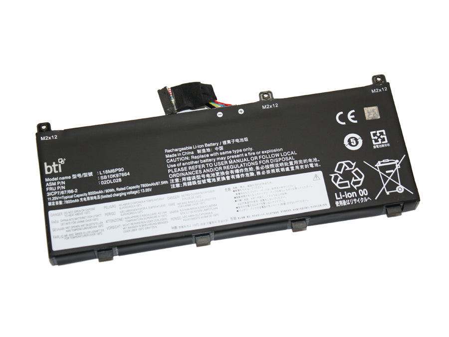 Origin Storage Notebook-Akku – für 02DL028 (Ersatzteil) – 90 Wh, 11,25 V (6 Zellen)