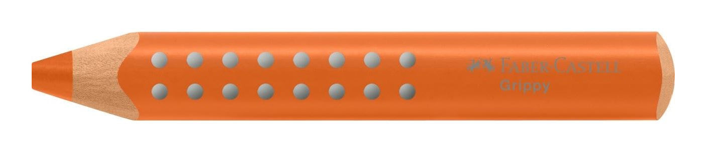 Faber-Castell Grippy Buntstifte – Aquarell, Jumbo, Dreikant, Einzelstift Karottenorange