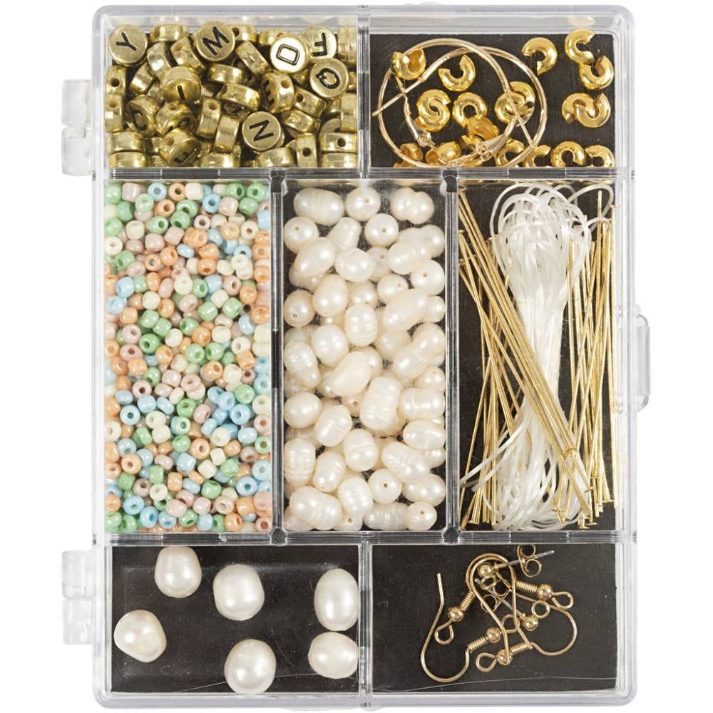 Creativ Company Schmuck-Bastelset – Seashell – Mehrfarbig