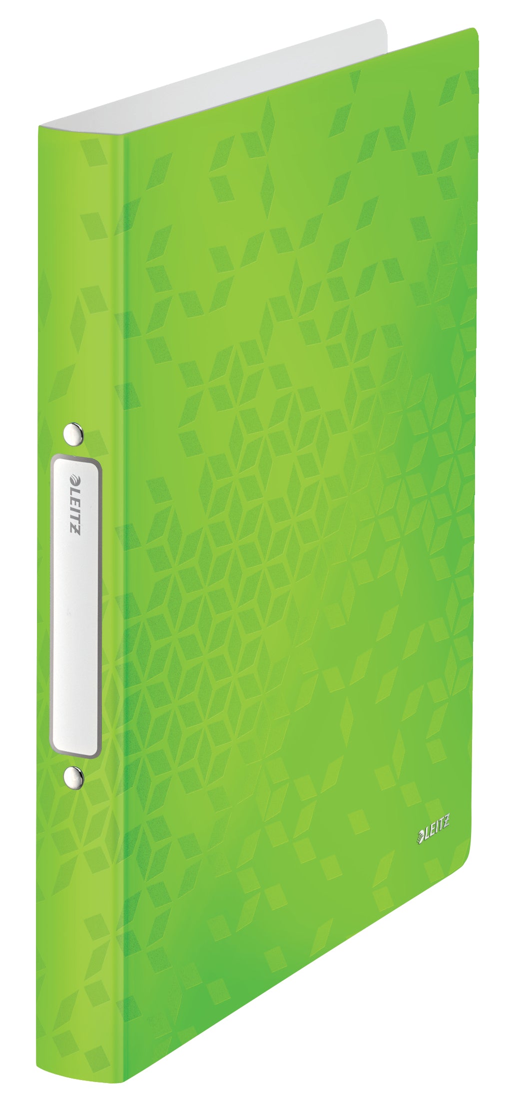 Leitz WOW Ringbuch – 2-O-Ringe Ø 25 mm – für A4 – Rückenbreite 3,2 cm – Grün
