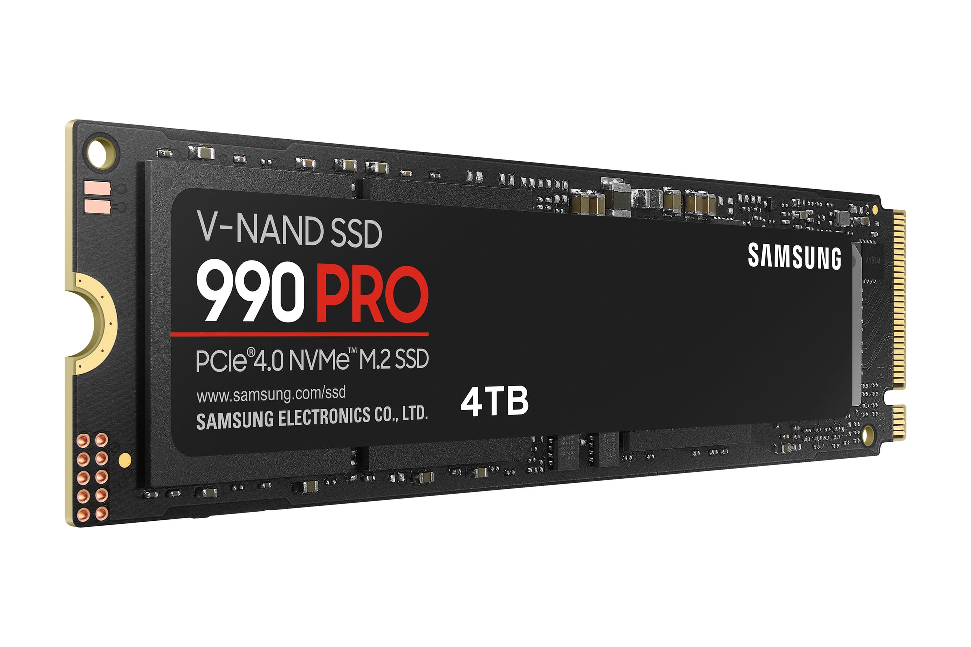 Samsung 990 PRO 4 TB – M.2 2280, PCIe 4.0 x4 NVMe, 7450/6900 MB/s