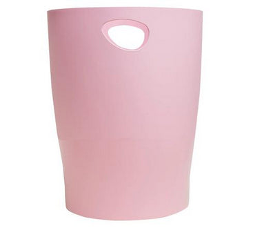 Exacompta Papierkorb – 15 l – Recycling-Kunststoff, rund – rosa