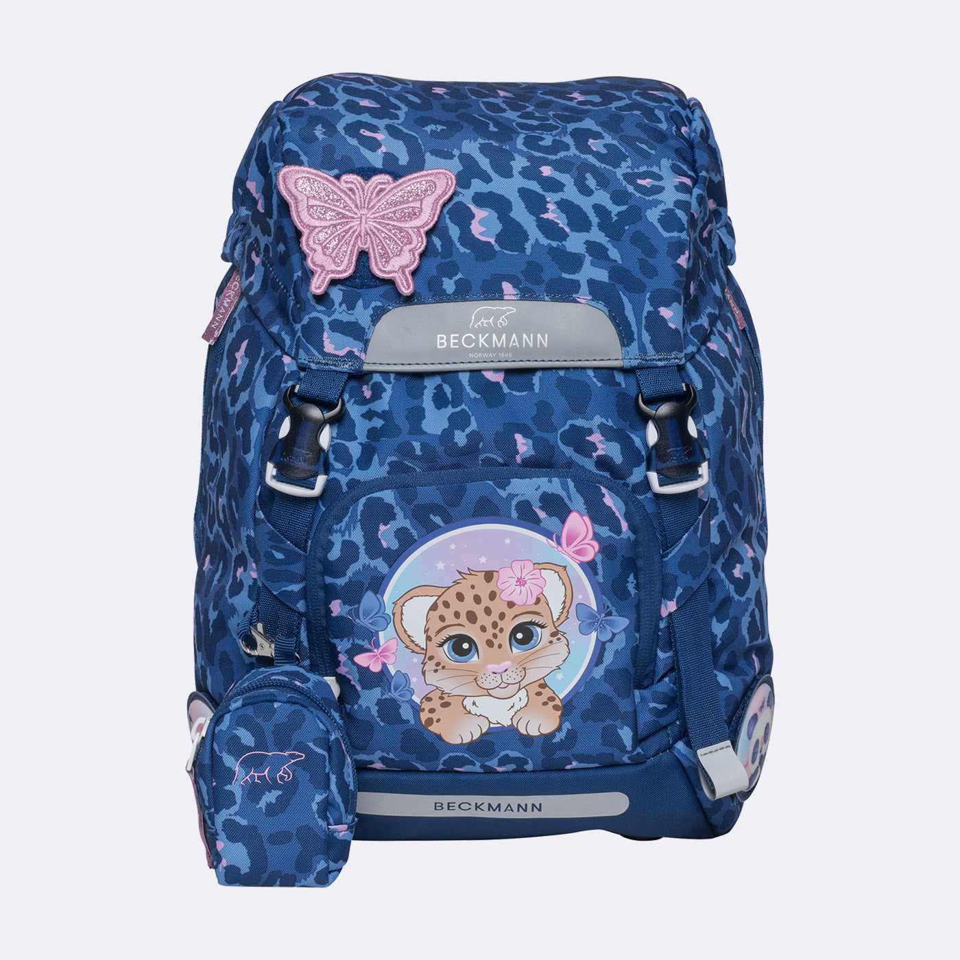 Beckmann Classic Schulrucksack 1st – 6-teilig – Cheetah