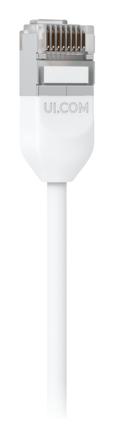 Ubiquiti Patchkabel – Cat6a, geschirmt, 5 m, Weiss, RJ-45