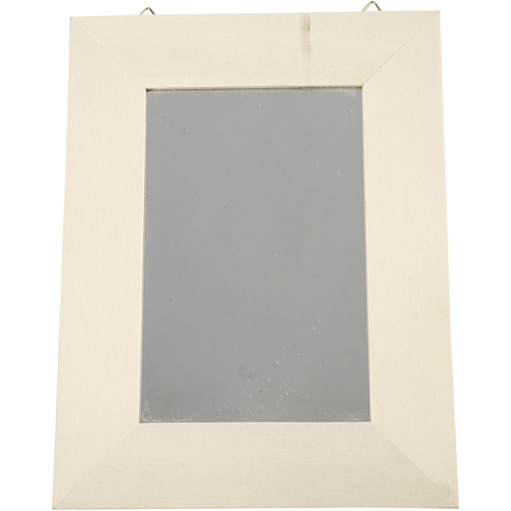 Creativ Company Spiegel – 20,8 × 15,9 cm – Holz, braun
