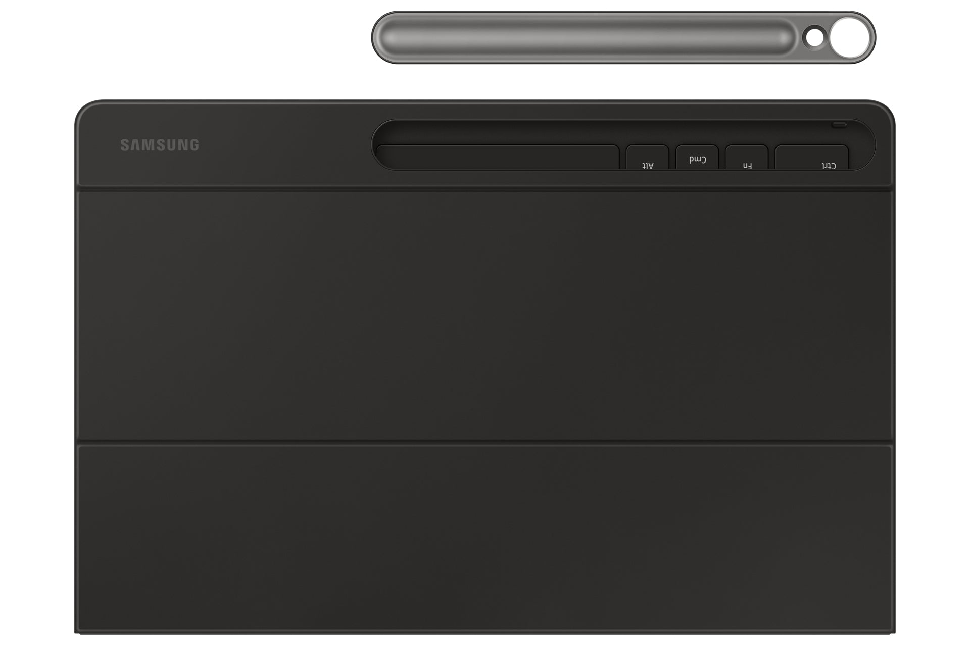 Samsung Tab S10 FE+ Book Cover Notebook-Schutzhülle – für Galaxy Tab S10 FE+, Aufsteckfunktion, Schwarz