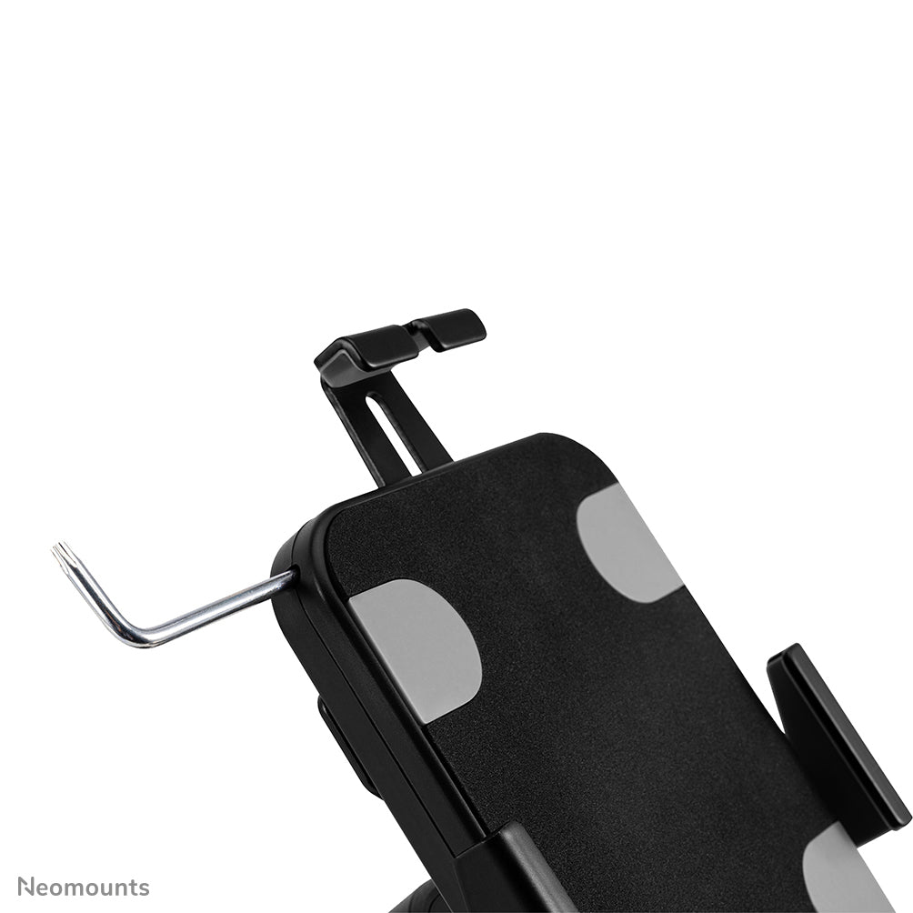 Neomounts Tablet-Bodenständer für 7,9–11" Tablets – dreh-/neigbar – Stahl, schwarz – FL15-625BL1